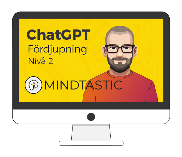 Produktbild för ChatGPT fördjupningskurs nivå 2
